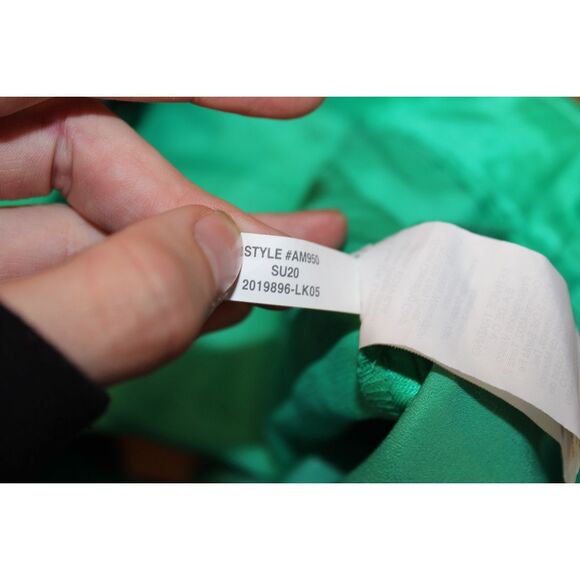 Womens J.Crew Drapey AM950 Kelly Green Linen Satin High Rise Shorts Size 6 NWT - Picture 6 of 11